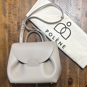 Polene Numero Un (Larger Size) in Taupe with Dustbag Designer Bag Purse